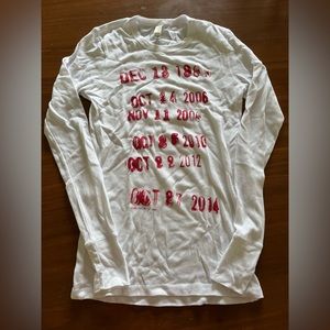 Taylor Swift Datemark Thermal Longsleeve